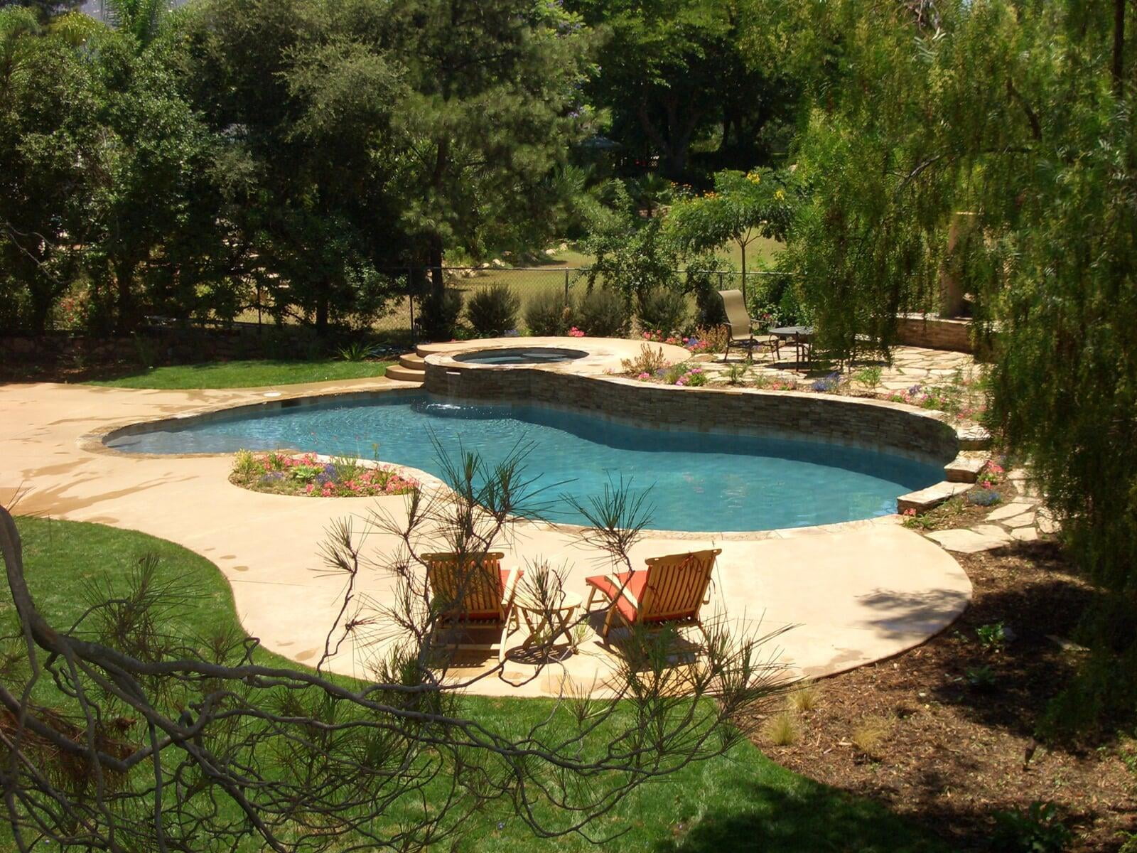 Peterson Residence — ridge-edge spa, San Diego backcountry