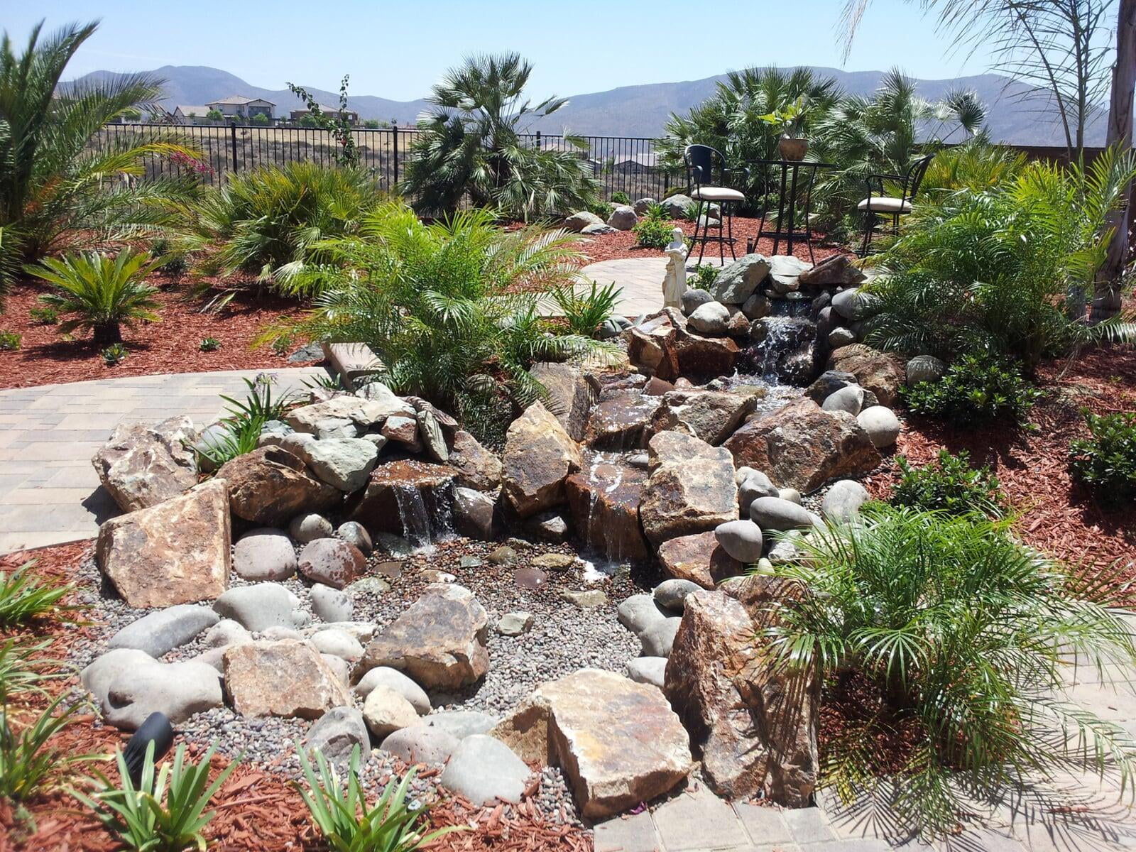 Drought-tolerant xeriscape planting